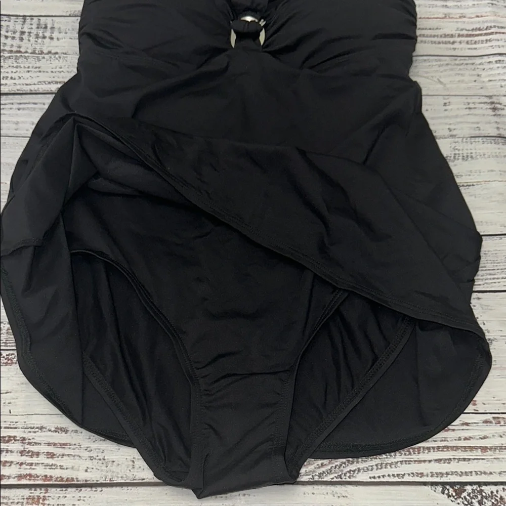 Michael Kors Black One Piece Swimsuit Sz. 8‎